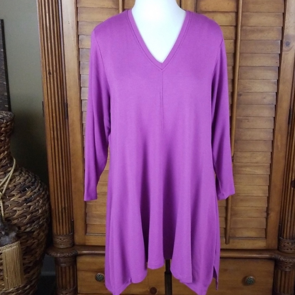 Flax “In Motion”  tunic in French terry